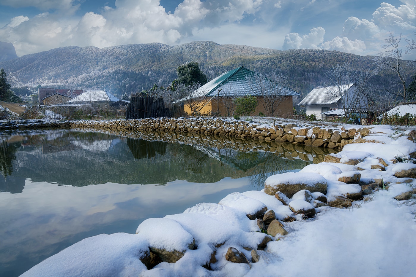 Treks through snow-blanketed fields provide outstanding photo opportunities and cultural interactions 